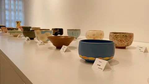 Ceramics on display in Kyoto