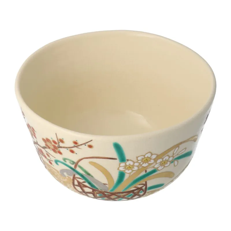 花籠絵 茶碗_2