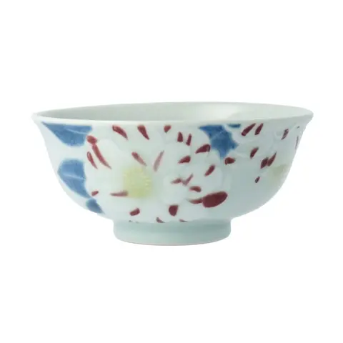 椿花 茶碗_1