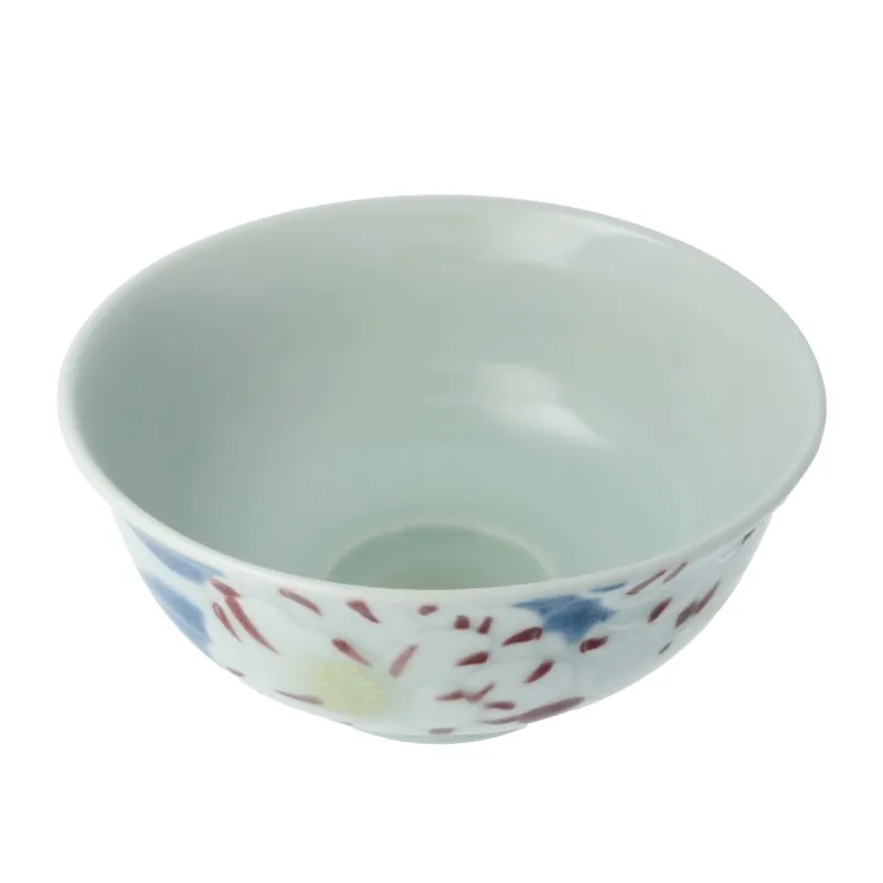 椿花 茶碗_2