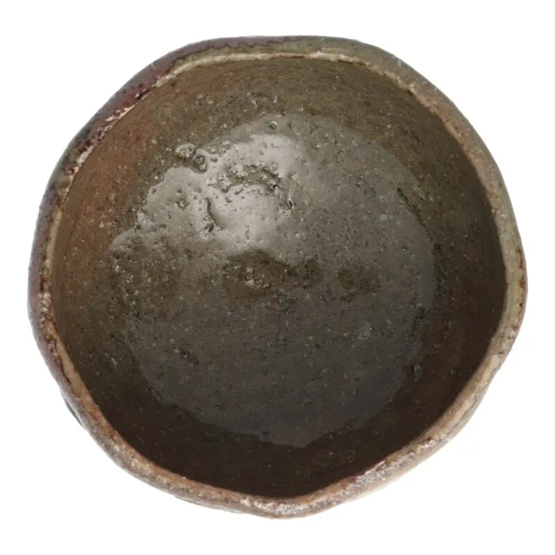 灰釉亀遊文 茶盌_3