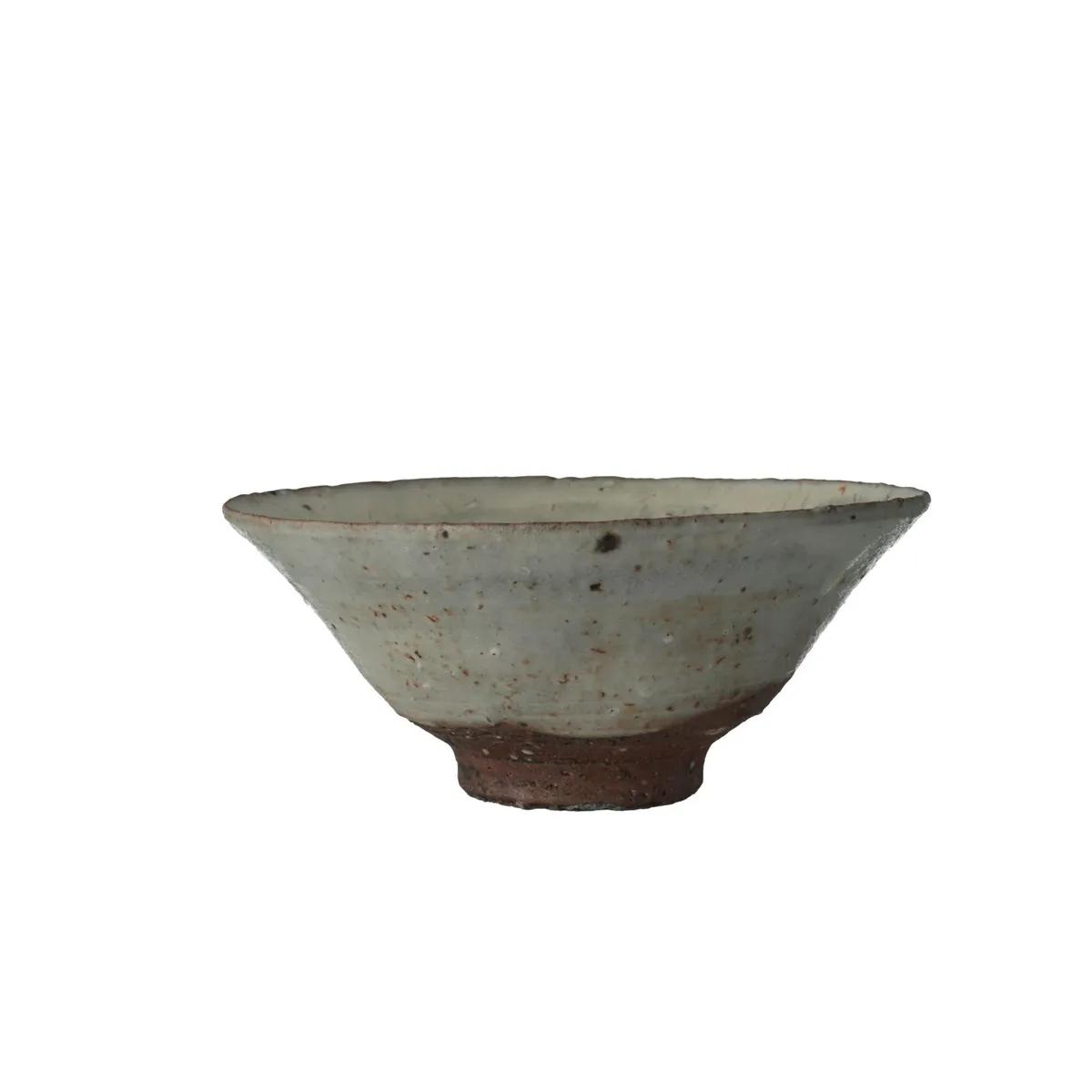 凍み粉引茶碗