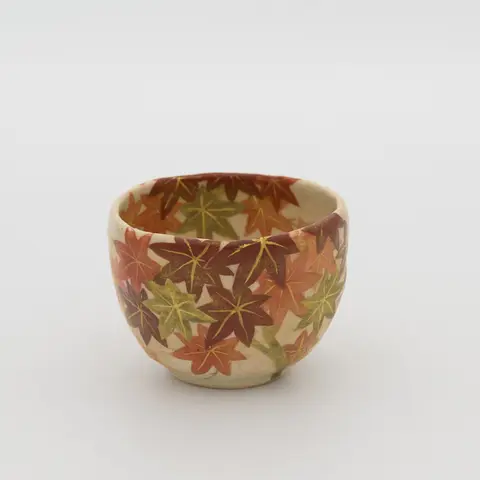 金彩紅葉ぐい呑