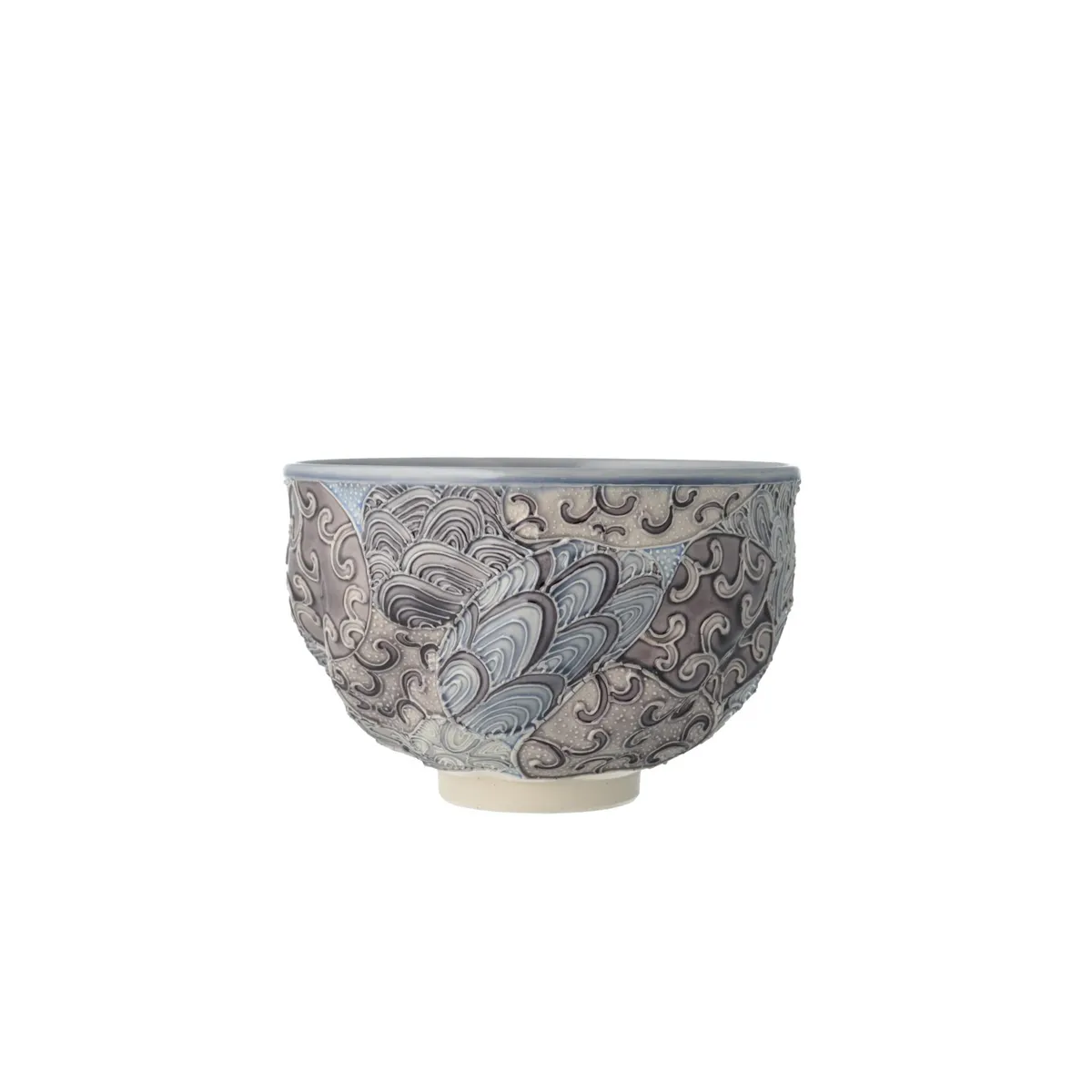 交趾波唐草茶碗