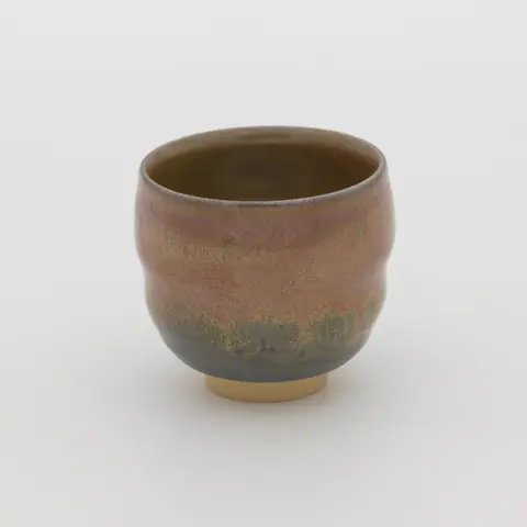 柿天目丸ぐい呑み