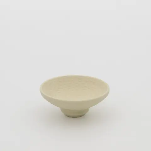 釉はじき 盃 白菊