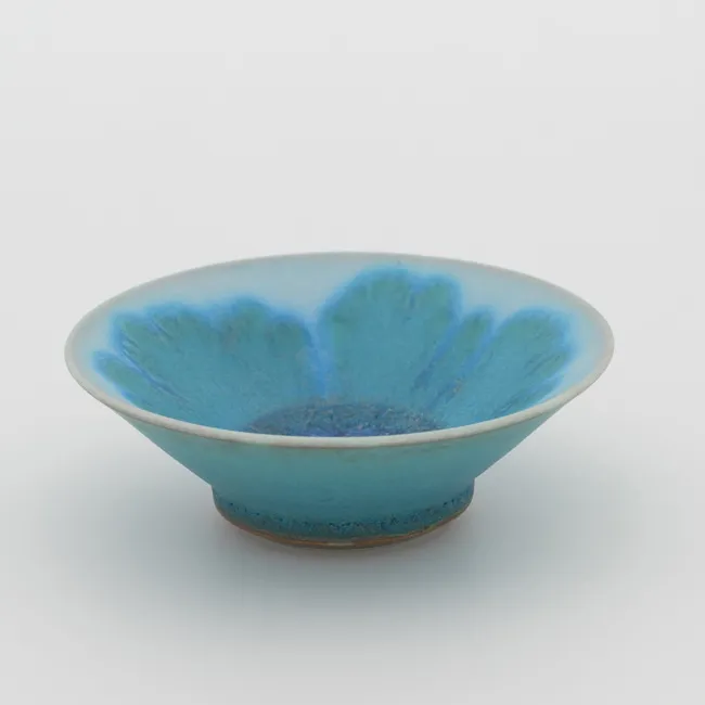 碧彩結晶釉盃