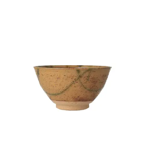 伊羅保線紋茶碗