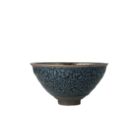 鉄耀瑠璃光茶盌