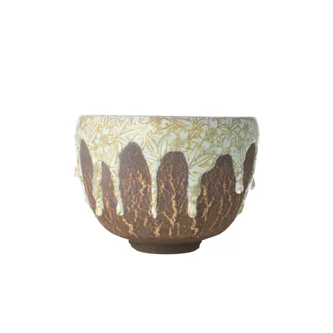 枝垂草花茶盌