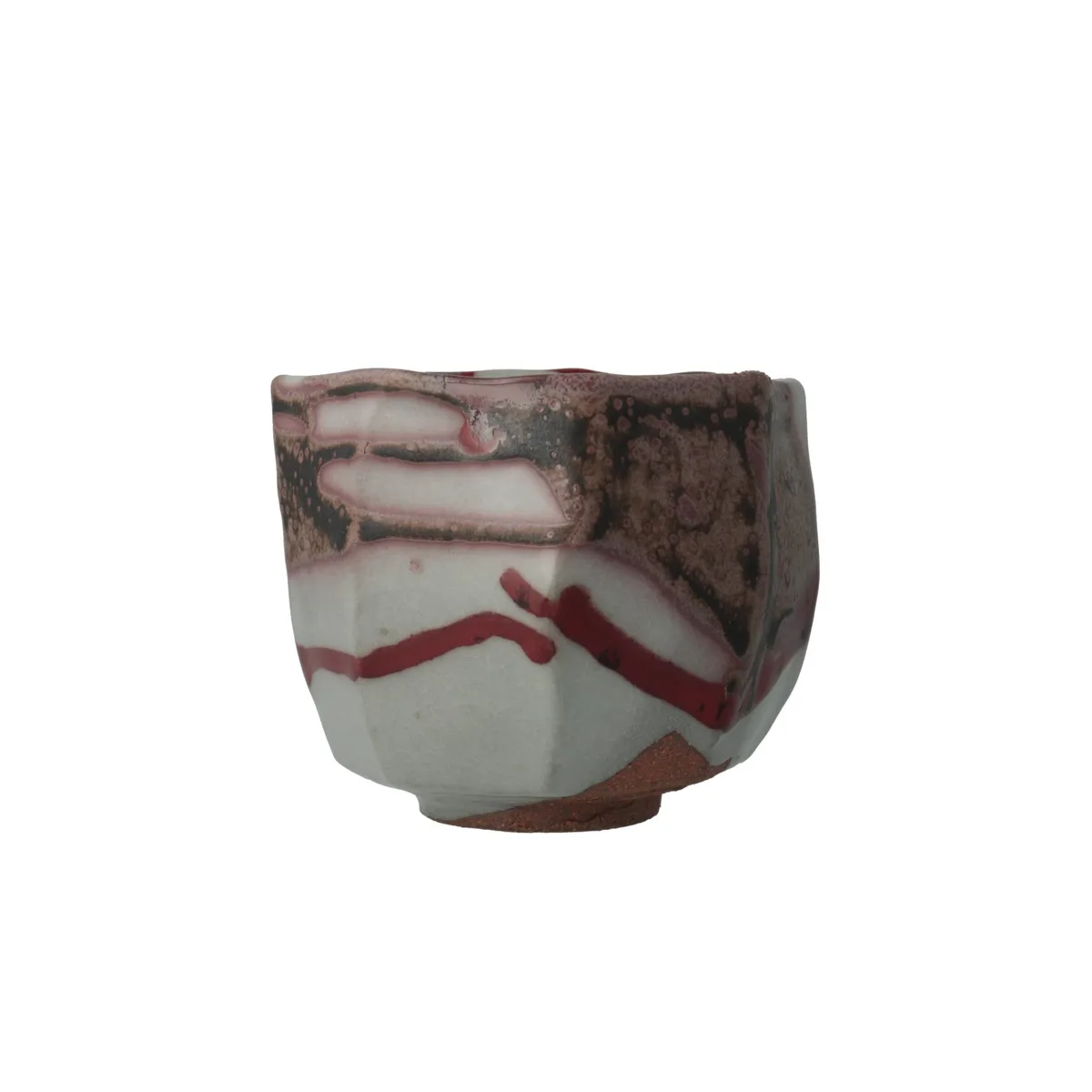 緋幻釉茶盌