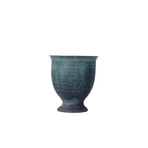 藍釉酒杯