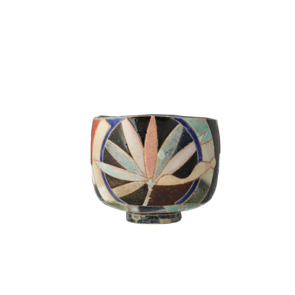 モザイク文茶碗